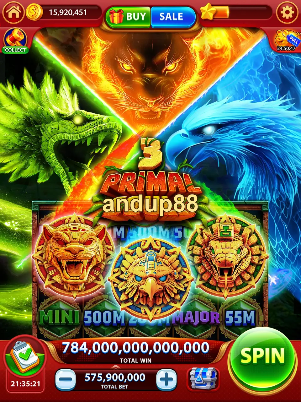 andup88 Tangkapan Layar Resmi APK